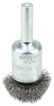 imagen de Weiler Steel Cup Brush - Unthreaded Stem Attachment - 1 in Diameter - 0.006 in Bristle Diameter - 10033