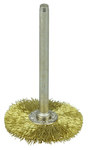 imagen de Weiler 26016 Wheel Brush - 1 in Dia - Crimped Brass Bristle