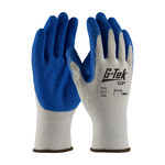 imagen de PIP G-Tek 39-1310 Blue/Gray X-Small Cotton/Polyester Work Gloves - Latex Palm & Fingers Coating - 10.5 in Length - 39-1310/XS