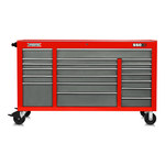 imagen de Proto 550S 67 pulg. Radio en el lugar de trabajo - 20 Cajones - Acero - Rojo/gris de seguridad - J556741-20SG