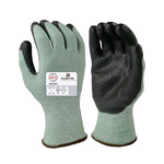 imagen de Armor Guys Basetek Excel 02-014 Verde/Negro Grande Basetek/poliuretano Guantes resistentes a cortes - Longitud 10 pulg. - armor 02-014 sz 9