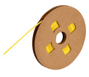 imagen de Brady Permasleeve PS-C-125-YL Amarillo Poliolefina Tubería termocontraíble para impresora de transferencia térmica continua - Longitud 100 pies - 99597
