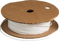 imagen de Brady Bradymark PVC-16 Blanco PVC Tubería termocontraíble para impresora de transferencia térmica continua - Longitud 100 pies - Dia Min Alambre 0.051 pulg. a Dia Max Alambre 0.061 pulg. - 03884