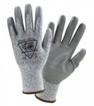 imagen de West Chester Barracuda 713DGU Gray Large Cut-Resistant Gloves - ANSI A4 Cut Resistance - Polyurethane Palm Coating - 713DGU/L
