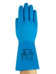 imagen de Ansell AlphaTec 87-029 Blue 9 Supported Chemical-Resistant Glove - 12 in Length - Rough Finish - 1.25 mm Thick - 87-029-9