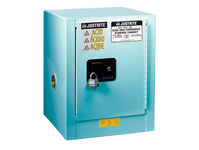 imagen de Justrite Chemcor Gabinete de almacenamiento de material peligroso 8904022 - 4 gal - Azul - 11207