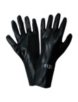 imagen de Global Glove 612S Black XL Chemical-Resistant Gloves - 12 in Length - Smooth Finish - 612S/XL