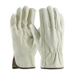 imagen de PIP 70-368 White Large Grain Pigskin Leather Driver's Gloves - Keystone Thumb - 9.7 in Length - 70-368/L