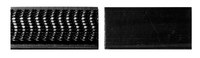 imagen de 3M Dual Lock SJ3803 Black Fastening Automotive Tape - Mushroom Hook with 250 stems/in Stem Count - 20 mm Width x 40 mm Length - 25706