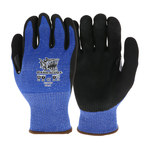 imagen de West Chester Barracuda 713HSSN Blue/Black Large Cut-Resistant Gloves - ANSI A3 Cut Resistance - Nitrile Palm & Fingers Coating - 713HSSN/L