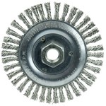 imagen de Weiler Vortec Pro 36296 Cepillo de rueda - Anudado - Circular trenzado Acero inoxidable cerda