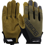 imagen de PIP Boss 120-ML1360T Brown Medium Leather Mechanic's Gloves - 120-ML1360T/M