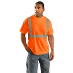 imagen de Occunomix Wicking Birdseye Camisa de alta visibilidad LUX-SSETP2B - Mediano - Naranja - ANSI clase 2 - 60734