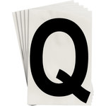 imagen de Brady Toughstripe 121787 Etiqueta en forma de letra - Q - Negro - 6 pulg. x 8 pulg. - B-514