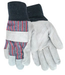 imagen de Red Steer 19550 White Large Cowhide Suede Leather Driver's Gloves - Wing Thumb - 19550-L
