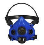 imagen de North RU8500 Respirador de media máscara RU85001L - tamaño Grande - Azul - Silicón - 01346