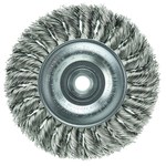 imagen de Weiler 08294 Wheel Brush - 4 in Dia - Knotted - Standard Twist Stainless Steel Bristle