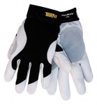 imagen de Tillman TrueFit 1470 Pearl/Black 2XL Grain Goatskin Leather/Spandex Work Gloves - Leather Palm & Fingers Coating - 11 in Length - Smooth Finish - 14702X