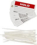 imagen de Brady 76144 Negro/Rojo sobre blanco Poliéster Etiqueta de seguridad del equipo - Ancho 3 pulg. - Altura 5 3/4 pulg. - B-851