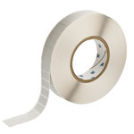 imagen de Brady THT-59-486-10 Rollo de etiquetas troqueladas para impresoras - 1 pulg. x 1/2 pulg. - Poliéster - Plateado - B-486