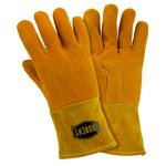 imagen de West Chester 6030 Yellow Large Grain Deerskin Welding Glove - Straight Thumb - 12.25 in Length - 6030/L