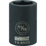 imagen de DEWALT DWMT74655OSP 11/16 pulg. Toma - Acero al vanadio - accionamiento 1/2 pulg. 6 Puntos - 46556