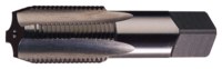 imagen de Cle-Force 1687 1/8-27 NPS Gancho mediano Grifo recto de tubo - 4 Flauta(s) - Acabado Brillante - Acero de alta velocidad - Longitud Total 2.125 pulg. - C69333