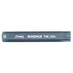 imagen de Bondhus ProHold T45 Torx Bit Driver Bit 32045 - Protanium Steel - 2 in Length