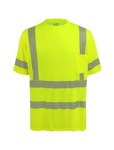 imagen de Global Glove FrogWear Camisa de alta visibilidad GLO-217 2X - 2XG - Bambú/Poliéster - Amarillo de alta vis./Verde - ANSI clase 3 - glo-217 2x