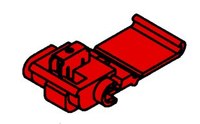 imagen de 3M Scotchlok 558-POUCH Red Tap Connector - Tap Connector - 0.12 in Max Insulation Outside Diameter - 14861
