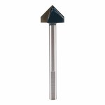 imagen de Bosch Broca para vidrio y azulejos - Punta Precisión 1 pulg. - Longitud Total 4 pulg. - Con la punta de carburo - Vástago 3-Planos - GT1000