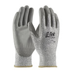 imagen de PIP G-Tek PolyKor 16-530 Salt & Pepper 2X-Small PolyKor Cut-Resistant Gloves - ANSI A3 Cut Resistance - Polyurethane Palm & Fingers Coating - 16-530/XXS