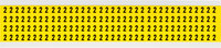 imagen de Brady 3400-2 Etiqueta de número - 2 - Negro sobre amarillo - 1/4 pulg. x 3/8 pulg. - B-498