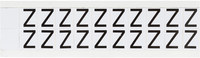 imagen de Brady 9712-Z Etiqueta en forma de letra - Z - Negro sobre blanco - 21/32 pulg. x 3/4 pulg. - B-946