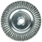 imagen de Weiler 08189 Wheel Brush - 10 in Dia - Knotted - Standard Twist Steel Bristle