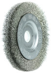 imagen de Weiler 00244 Wheel Brush - 3 in Dia - Crimped Stainless Steel Bristle