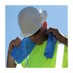 imagen de PIP Ez-Cool 396-602 Blue Universal PVA Cooling Towel - 616314-25218