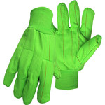 imagen de PIP 30PCN Hi-Vis Green Large Cotton/Polyester Work Gloves - Straight Thumb