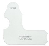 imagen de Starrett Acero Medidor de radio - 167-350