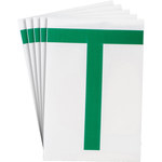 imagen de Brady Toughstripe 121808 Etiqueta en forma de letra - T - Verde - 6 pulg. x 8 pulg. - B-514