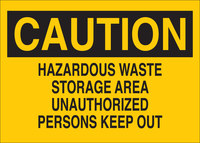 imagen de Brady B-401 Poliestireno Rectángulo Letrero de material peligroso Amarillo - 10 pulg. Ancho x 7 pulg. Altura - 22709