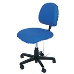 imagen de Desco Statshield Azul Poliéster Cubierta para silla ESD/antiestática - Longitud 18 1/2 pulg. - Ancho 15 1/2 pulg. - 07200