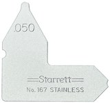 imagen de Starrett Acero Medidor de radio - 167-050