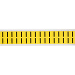 imagen de Brady 3420-I Etiqueta en forma de letra - I - Negro sobre amarillo - 9/16 pulg. x 3/4 pulg. - B-498