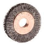 imagen de Weiler 15071 Wheel Brush - 1 in Dia - Crimped Steel Bristle