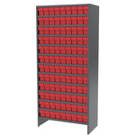imagen de Akro-mils Sistema de estantería fijo ASC1879148 - Acero - 13 estantes - 108 gavetas - ASC1879148 RED