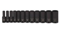 imagen de Williams JHW36922 12 Puntos Juego de llaves de vaso profundas - accionamiento 3/8 pulg. - Longitud profunda - 34317