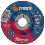 imagen de Weiler Tiger Snagging Wheel 57119 - Type 27 (Depressed Center) - 4 in - Aluminum Oxide - 24 - R