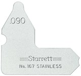 imagen de Starrett Acero Medidor de radio - 167-090