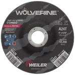 imagen de Weiler Wolverine Cutoff Wheel 56428 - Type 27 - Depressed Center Wheel - 5 in - Aluminum Oxide - 24 - T